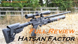 Hatsan Factor 22 Air Rifle FULL REVIEW [upl. by Siddon]