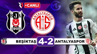 Beşiktaş 42 Antalyaspor  Süper Lig Canlı Yayın [upl. by Ahsitan]