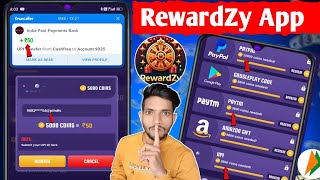 RewardZy App ₹50  2024 Best Earning App Today  New Earning App Today  Paisa Kamane Wala App [upl. by Gavriella]