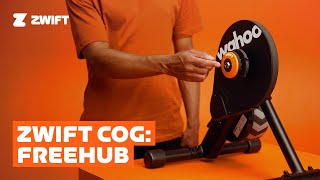 Zwift Cog With MultiTrainer Freehub Set Up [upl. by Skippie63]