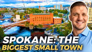 SPOKANE WASHINGTON quotThe Biggest Small Townquot youve EVER been too  Living In Spokane Washington [upl. by Ishii697]