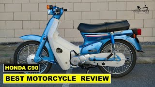 HONDA C90 BEST MOTORCYCLE REVIEW A true classic thats easy to ride and work on 1967 2002 [upl. by Bree]