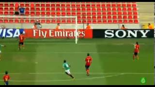 Arturo Gonzalez Amazing Volley Goal  Mexico 10 Spain  World Cup U20 [upl. by Tacita]