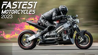 TOP 10 FASTEST MOTORCYCLES In The World 2023 [upl. by Nirag]