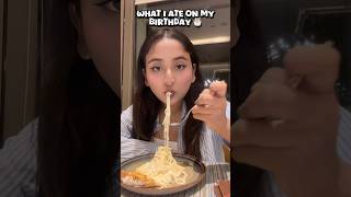 What I Ate On My Birthday minivlog ytshorts shorts [upl. by Harmonia567]