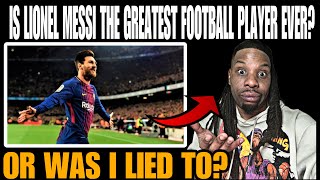 AMERICAN First Time Reaction To messI  Lionel Messi Top 20 Goals Highlights LEGEND [upl. by Wileen414]