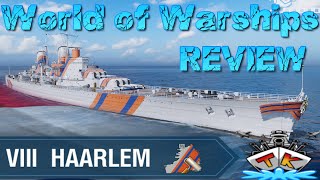 Haarlem Fertig T8NLKreuzer quotReviewquot in World of Warships auf DeutschGerman [upl. by Akimit971]