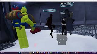 1 Hour and 14 Minutes of Murder Drones Hub In VrChat Because Im Bored [upl. by Tini]