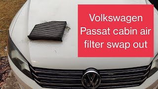 How To Change cabin air filter in 2013 VW Volkswagen Passat also works in 20122014 and 2015 [upl. by Madanhoj]