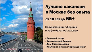 Лучшие вакансии в Москве без опыта работы [upl. by Netta57]