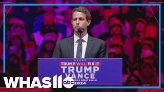 Comedian Tony Hinchcliffe makes crude racist jokes during Trump rally [upl. by Kalam]