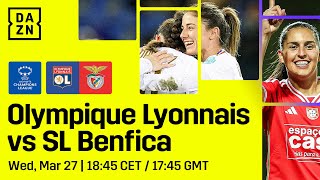 Lyon vs Benfica  Quarts De Finale Retour De LUEFA Womens Champions League 202324 En Intégralité [upl. by Connelly]