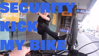 Riding BMX in the Hood SECURITY ATTACKED ME Not Clickbait [upl. by Temple]