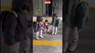 Vminkook going to school 🤗 Iqrazainab like and subscribe my channel 👇🏻☺️ pls 4k subscriber pls pls [upl. by Yokum]