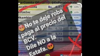 denuncia pública en Venezuela comerciantes venden a dolar paralelo creando especulación [upl. by Ellinej]