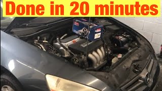 How To Replace A Starter On A 20022007 Honda Accord With A 24l Engine In Just 20 Minutes [upl. by Esirahs]