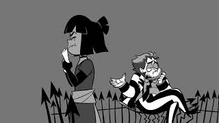 Beetlejuice Musical Animatic BJ and Lydia Meet [upl. by Aisined705]