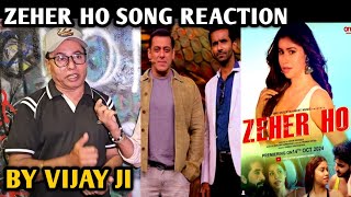 Zeher Ho Song Reaction  By Vijay Ji  Noor Siddique  Aditi  Vaibhav Sharma  Bollywood Premee [upl. by Ecineg]