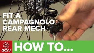 How To Install A Campagnolo Rear Derailleur [upl. by Daughtry]