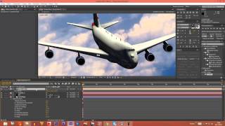 cours after effect vole de Boeing réaliste tuto hd et fr [upl. by Uht]