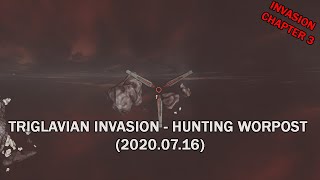 EVE Online Triglavian invasion  Hunting worpost 20200716 [upl. by Bernarr]