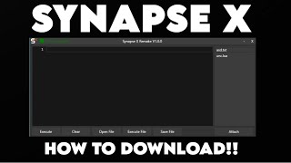 NEW UPDATE HOW TO DOWNLOAD SYNAPSE NEW VERSION ROBLOX FREE EXECUTOR Not Patch [upl. by Kilmarx]