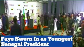 Bassirou Diomaye Faye Sworn In As Senegal Youngest President Promises Reforms [upl. by Wallache]