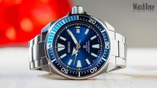 1Minute Review Seiko Samurai Blue Lagoon Limited Edition [upl. by Nwaf20]