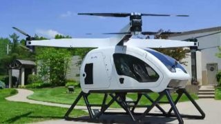 SureFly personal octocopter revealed by the Workhorse Group [upl. by Egan]