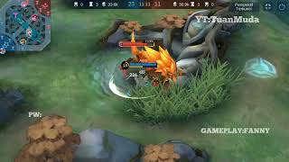 top global fanny gameplay 2024mobile legends [upl. by Atihana856]