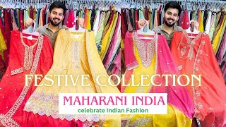 Karwachauth or Diwali ki sbse khubsoorat variety  Punjabi Pakistani designer boutique suits😍 [upl. by Eihpos]