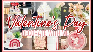 VALENTINES DAY DECORATE WITH ME 2023  VALENTINES DAY DECOR IDEAS [upl. by Aliet15]