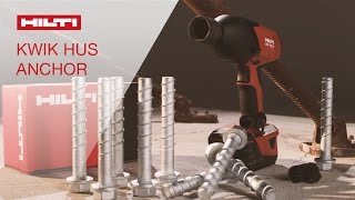 DEMO of the Hilti Kwik HUS screw anchor and reusability gauge [upl. by Acinomad]