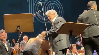 Plácido Domingo sound check before Concert with Stikhina Karahan and Mº Tenan in Istanbul 2024 [upl. by Somerset78]