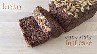 Keto Chocolate Loaf Cake [upl. by Lu]