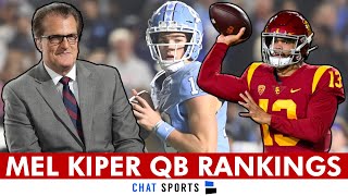 Mel Kiper’s Top 10 QB Prospects For 2024 NFL Draft  UPDATED NFL Draft Prospects Rankings [upl. by Trumaine]