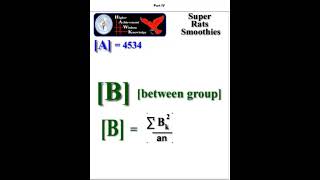 Two way ANOVA rat study BY HAND part 04 [upl. by Aret]