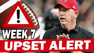 Upset Alert Week 7  College Football 2023 [upl. by Humpage945]