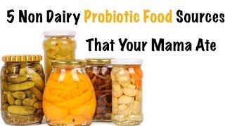 5 Non Dairy Probiotic Food Sources That Your Mama Ate [upl. by Ninahs]