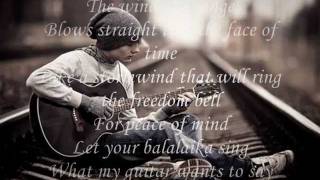 Wind Of Change  Scorpions With Lyrics [upl. by Lahcym]