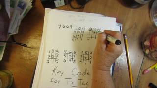 Explaining Tic Tac Toe for Pick 4 again [upl. by Adiaj]