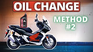 The BEST Method to Change Motor Oil in Your Honda ADV150 [upl. by Worden46]