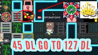 Casino Growtopia QEME amp BJ 45DL TO 127 DL TRICK WIN [upl. by Simonne]