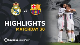 Highlights Real Madrid vs FC Barcelona 21 [upl. by Burns]