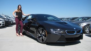 New BMW i8 Sophisto Grey  20quot Wheels  BMW Review [upl. by Zavras]