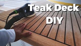 Essential Tips for Sanding and Oiling Your Teak Deck  Boat Maintenance Guide [upl. by Swirsky]