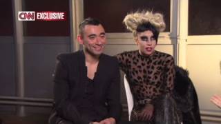 CNN Official Interview Lady Gaga and designer Nicola Formichetti [upl. by Betthezel]