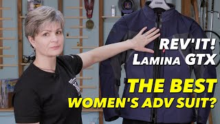 REVIT Lamina GTX  is this the best adventure motorcycle suit for women [upl. by Nnylekoorb]