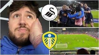 SEVEN GOAL THRILLER AS LEEDS SNATCH ALL 3 IN STOPPAGE TIMESWANSEA 34 LEEDSMATCHDAY VLOG 13 [upl. by Mosa]