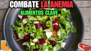 ¡CURA la ANEMIA con Estos ALIMENTOS SALUDABLES [upl. by Eeldarb]